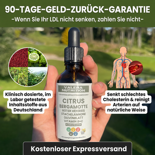 Natürliche Cholesterin-Reinigung mit rotem Hefereis