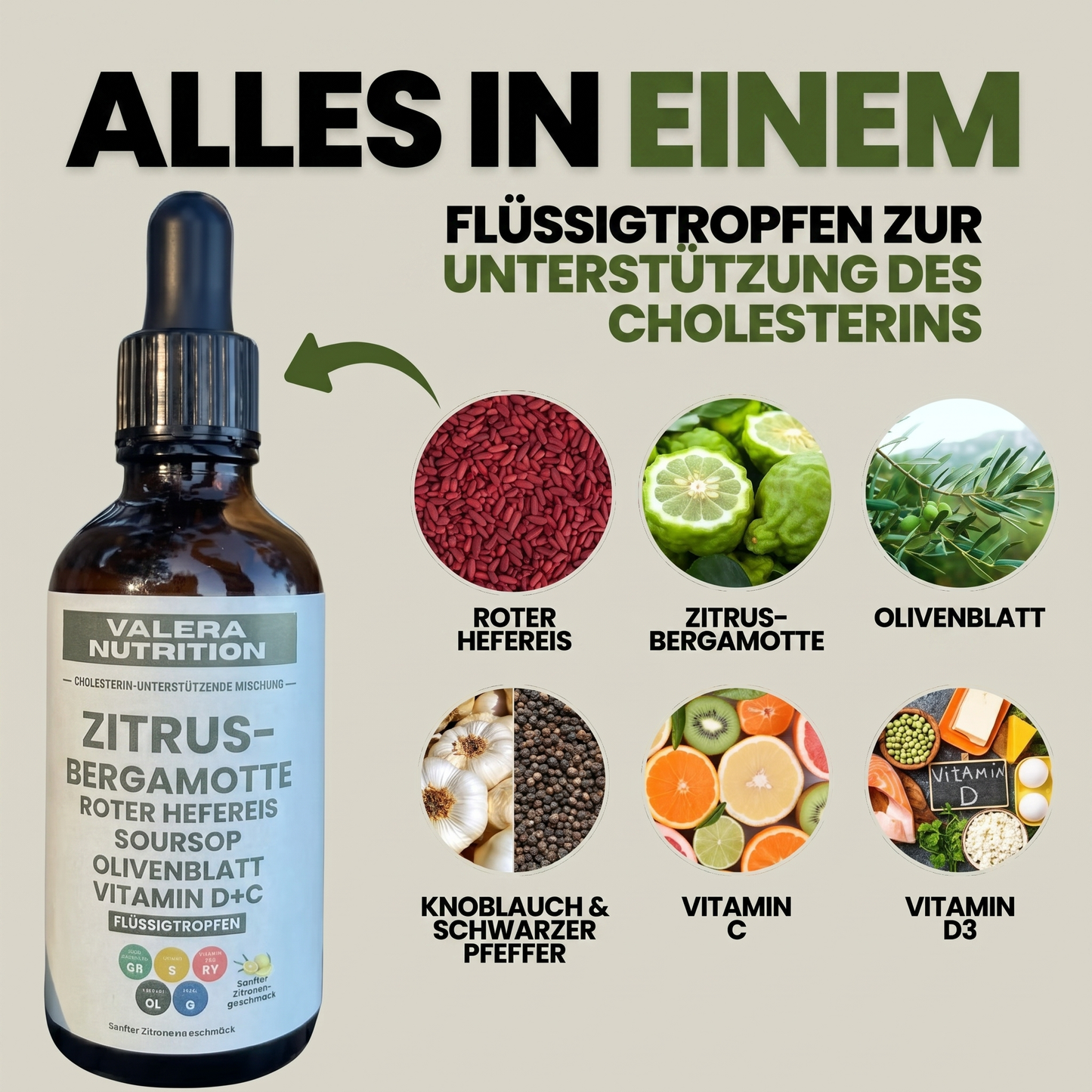 Natürliche Cholesterin-Reinigung mit rotem Hefereis
